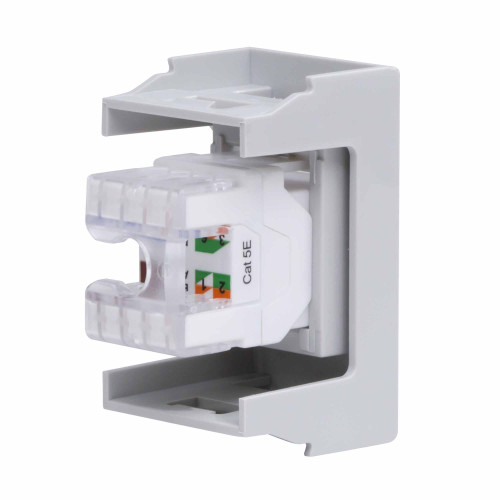Розетка RJ-45 кат.5E, ЭУИ Вива (Viva),1 мод.,сер Розетка RJ-45 кат.5E, ЭУИ Вива (Viva),1 мод.,сер