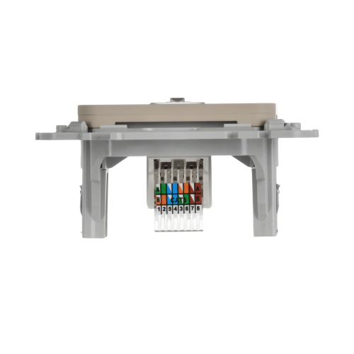 FLITE Розетка компьютерная RJ45 категория 6 UTP РК6-1-0-ФлЛ льняной IEK