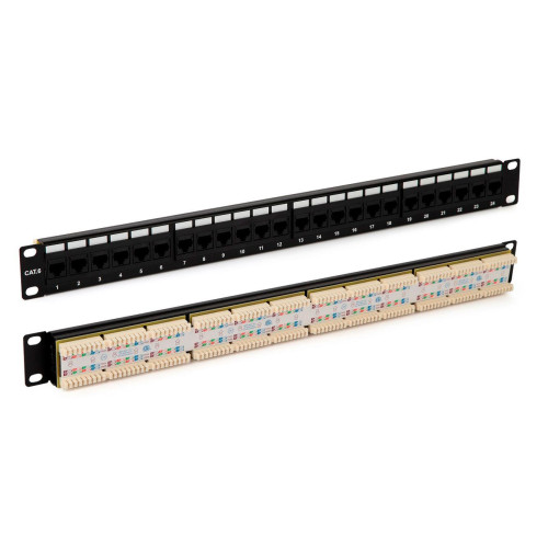 Патч-панель Hyperline PP3-19-24-8P8C-C6-110D 19 Патч-панель Hyperline PP3-19-24-8P8C-C6-110D 19