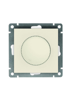 Светорегулятор СП Афина 500Вт механизм сл. кость (ivory) Universal A0101-I