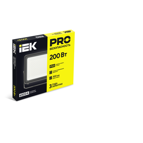 Прожектор светодиодный СДО 07-200 IP65 серый IEK