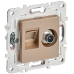SKANDY Розетка двойная TV+RJ45 кат.6 SK-A15Sa песочный IEK SKANDY Розетка двойная TV+RJ45 кат.6 SK-A15Sa песочный IEK