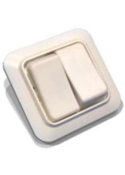 Выключатель 2-кл. СП 6.3А IP20 С56-У02 бел. БЕЛ. ЦЕРКОВЬ С56-У02