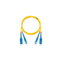 Патч-корд NMF-PC2S2C2-SCU-SCU-001 волоконно-оптический соед. одномод. 9/125мкм стандарта OS2 SC/UPC-SC/UPC двойн. LSZH нг(В)-HFLTx 2мм желт. 1м NIKOMAX NMF-PC2S2C2-SCU-SCU-001