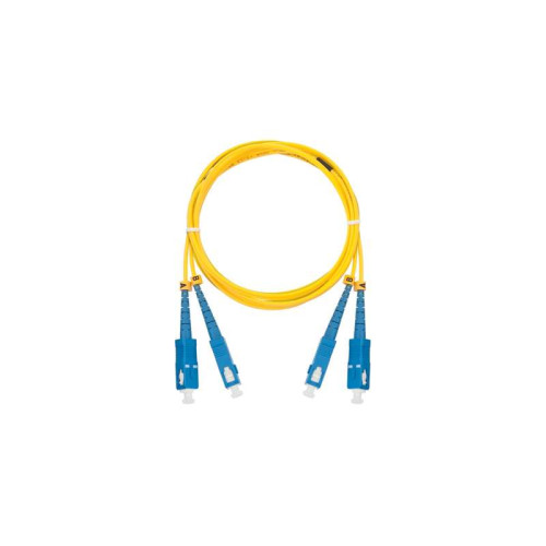 Патч-корд NMF-PC2S2C2-SCU-SCU-001 волоконно-оптический соед. одномод. 9/125мкм стандарта OS2 SC/UPC-SC/UPC двойн. LSZH нг(В)-HFLTx 2мм желт. 1м NIKOMAX NMF-PC2S2C2-SCU-SCU-001