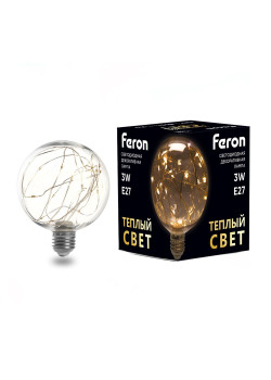 Лампа светодиодная Feron LB-382 E27 3W 230V 2700K