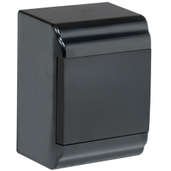 PRIME Корпус пластиковый ЩРН-П-4 модуля навесной черный IP41 IEK