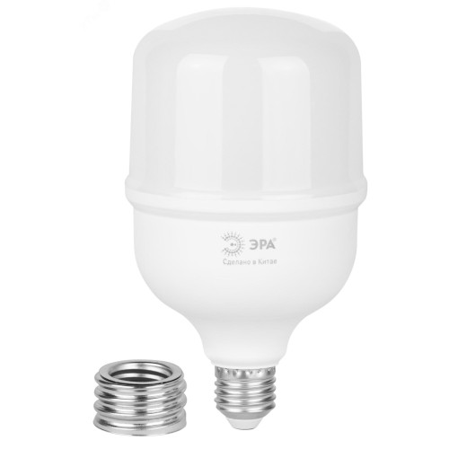 Лампа светодиодная LED 100 Вт 9800Лм 6500К T140 холодный E27/E40 (переходник) 150-275В LED POWER T140-100W-6500-E27/E40 Red Line