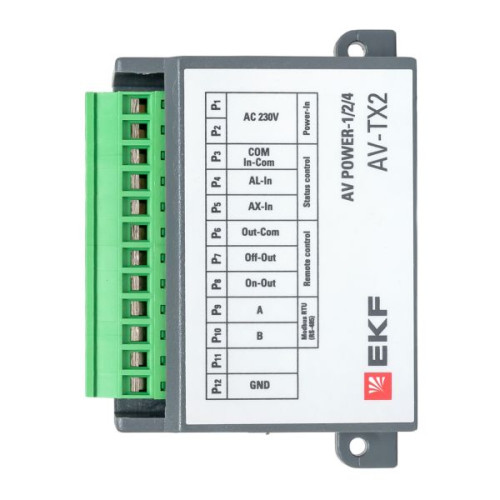 Блок ModBus RTU для ETU x.2 AV POWER-1/2/4 Блок ModBus RTU для ETU x.2 AV POWER-1/2/4