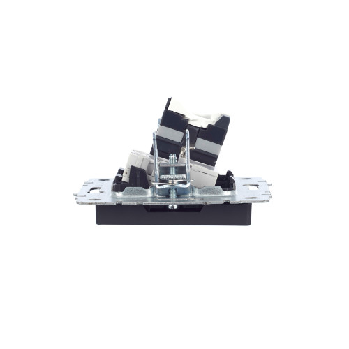 BRITE Розетка двойная RJ11+RJ45 кат.5E РК/Т12-БрГ графит IEK BRITE Розетка двойная RJ11+RJ45 кат.5E РК/Т12-БрГ графит IEK