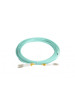 Патч-корд FC-D2-503-LC/PR-LC/PR-H-10M-LSZH-AQ волоконно-оптический (шнур) MM 50/125(OM3) LC-LC duplex 10G/40 LSZH 10м аква Hyperline 42836