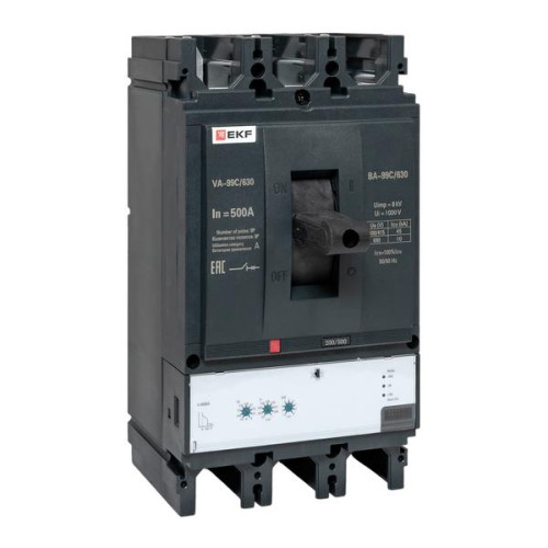 ВА-99C 630/500А 3P 45кА с электронным расцепителем EKF