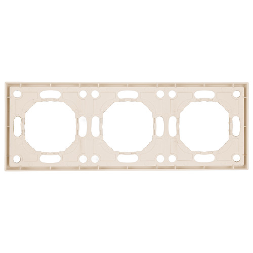 Рамка STEKKER, PFR00-5003-08 3-местная, серия Эмили, кашемир, soft touch Рамка STEKKER, PFR00-5003-08 3-местная, серия Эмили, кашемир, soft touch