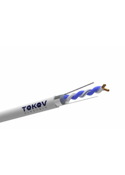 Кабель витая пара F/UTP 1х2х24AWG кат.5E PVC indoor 305м (м) TOKOV ELECTRIC TKE-C06-F12-5E-305-PVC