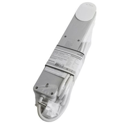 Сетевой фильтр 4-местный с/з STEKKER HM20-41-02 3x1мм2, 1,8 м, серия Optima, белый Сетевой фильтр 4-местный с/з STEKKER HM20-41-02 3x1мм2, 1,8 м, серия Optima, белый