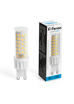 Лампа светодиодная Feron LB-436 G9 13W 175-265V 6400K