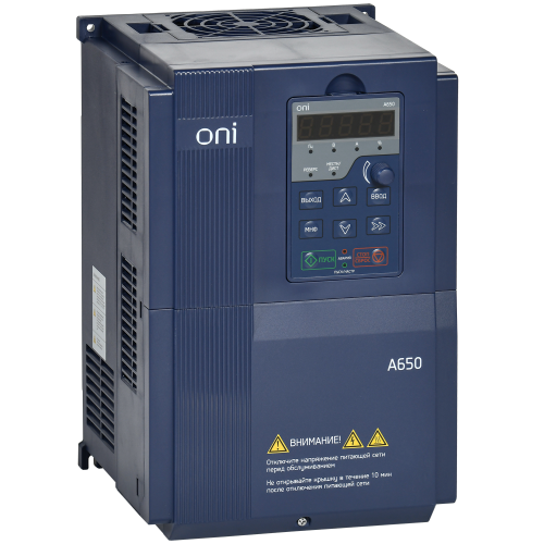 Преобразователь частоты A650 380В 3Ф 18,5кВт 37А M ONI