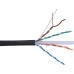 Кабель информационный Lanmaster TWT-6UTP-UNV кат.6 UTP 4 пары 23AWG LSZH универсальный 305м черный Кабель информационный Lanmaster TWT-6UTP-UNV кат.6 UTP 4 пары 23AWG LSZH универсальный 305м черный