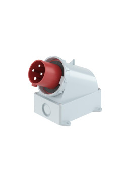 Вилка настенная WP IP67 63А 3P+E 400В