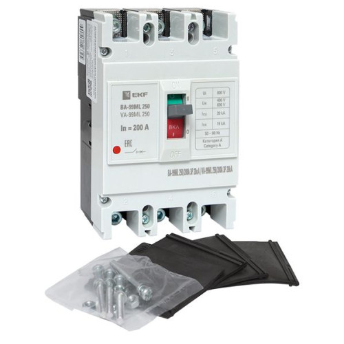 ВА-99МL 250/200А 3P 20кА EKF Basic ВА-99МL 250/200А 3P 20кА EKF Basic
