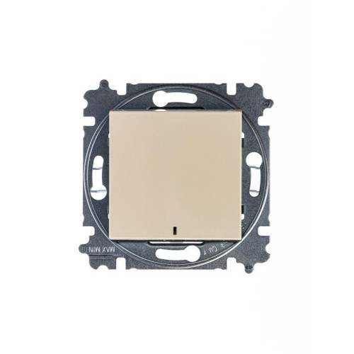 Выключатель 1-кл. СП Levit IP20 с подсветкой сл. кость/бел. ABB 2CHH590146A6017 Выключатель 1-кл. СП Levit IP20 с подсветкой сл. кость/бел. ABB 2CHH590146A6017