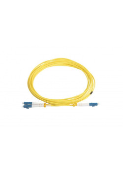 Патч-корд FC-D2-9-LC/UR-LC/UR-H-5M-LSZH-YL (FC-9-LC-LC-UPC-5M) вол.-опт. SM 9/125 (OS2) LC/UPC-LC/UPC duplex LSZH 5м Hyperline 28077