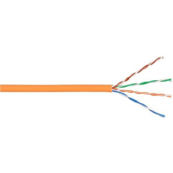 Кабель информационный Lanmaster LAN-5EFTP-PT-LSZH-OR кат.5E FTP 4 пары 26AWG LSZH внутренний 305м оранжевый