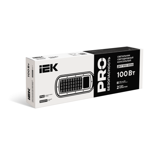 Светильник светодиодный консольный ДКУ 1012-100Ш 5000К IP65 серый IEK Светильник светодиодный консольный ДКУ 1012-100Ш 5000К IP65 серый IEK