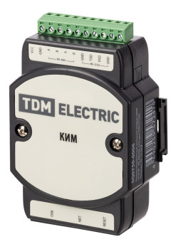 Коммуникационный интернет-модуль КИМ (TCP/IP - RS-485/RS-232) для ПЛК12 TDM