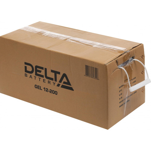 Battery Delta GEL 12-200, voltage 12V, capacity 200Ah, 522х239х222mm