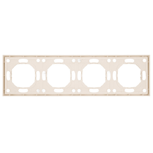 Рамка STEKKER, PFR00-5004-08 4-местная, серия Эмили, кашемир, soft touch Рамка STEKKER, PFR00-5004-08 4-местная, серия Эмили, кашемир, soft touch