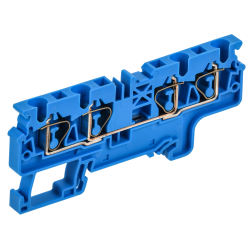 ARMAFIX Клемма пружинная CX4-4 BU 4мм2 четырехконтактная синяя IEK