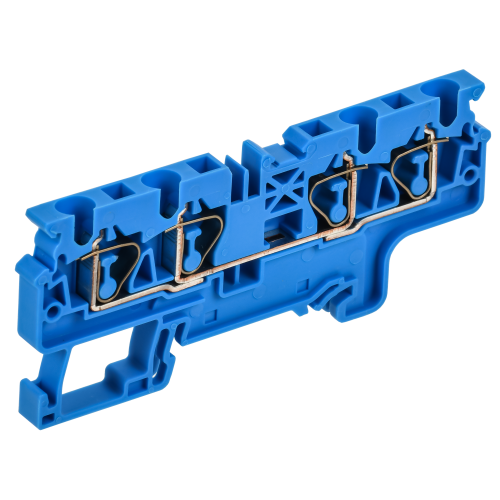 ARMAFIX Клемма пружинная CX4-4 BU 4мм2 четырехконтактная синяя IEK