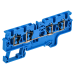 ARMAFIX Клемма пружинная CX4-4 BU 4мм2 четырехконтактная синяя IEK