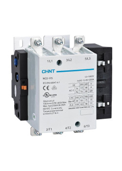 Контактор NC2-115 115А кат. 380-415В AC AC-3 (R) CHINT 671690