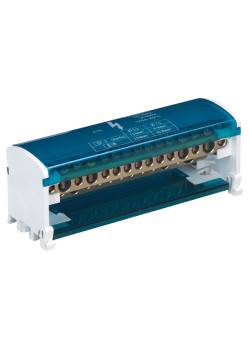 Шины на DIN-рейку в корпусе (кросс-модуль) 2х15 L+PEN LD505-215