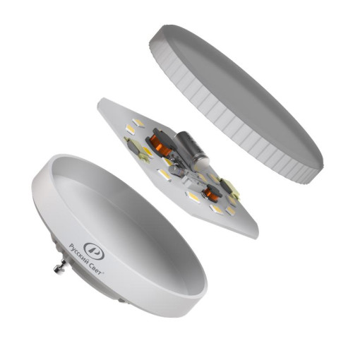 Лампа светодиодная RS LED Gх53 8W 220-240V 4000К 8Вт таблетка 800лм Ra 90 15011345065 Лампа светодиодная RS LED Gх53 8W 220-240V 4000К 8Вт таблетка 800лм Ra 90 15011345065