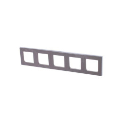 Рамка Levit 5п кофе макиато/бел. ABB 2CHH015050A6018