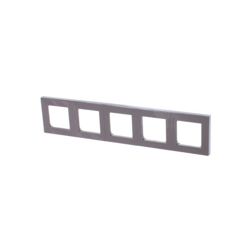 Рамка Levit 5п кофе макиато/бел. ABB 2CHH015050A6018