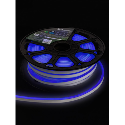 Гибкий неон SMD2835-120 LED/м-220 В-6,5 Вт/м-IP67-синий (25м) TDM Гибкий неон SMD2835-120 LED/м-220 В-6,5 Вт/м-IP67-синий (25м) TDM