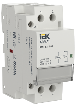 ARMAT Контактор модульный KMR 63А 230В AC 2НО IEK
