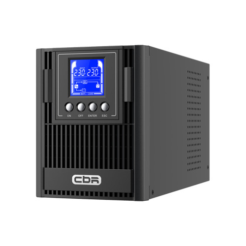 ИБП CBR ESSENCE ESN-1000C Online 1000 VA / 1000 W, Tower, 4 x C13, LCD, HID-USB, RS232, EPO, SNMP slot/ UPS CBR Online Tower