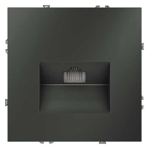 Розетка компьютерная 1-м СП S70 RJ45 кат.6 механизм титан Voltum VLS060106 Розетка компьютерная 1-м СП S70 RJ45 кат.6 механизм титан Voltum VLS060106