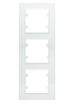Рамка 3-м Karea вертик. бел. Makel 56001708