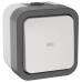 TORS Переключатель одноклавишный с индикацией 10А IP55 TS202 серо-белый IEK TORS Переключатель одноклавишный с индикацией 10А IP55 TS202 серо-белый IEK