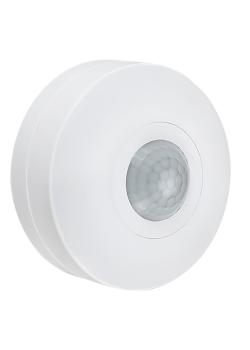Датчик движения ДД-025 1200Вт 360град 6м IP20 белый IEK
