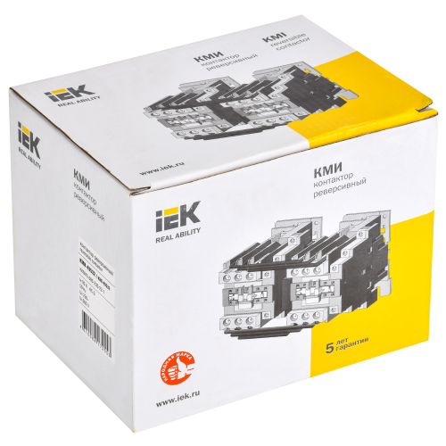 Контактор КМИ-49532 реверс 95А 230В/АС3 2NO;2NC IEK Контактор КМИ-49532 реверс 95А 230В/АС3 2NO;2NC IEK