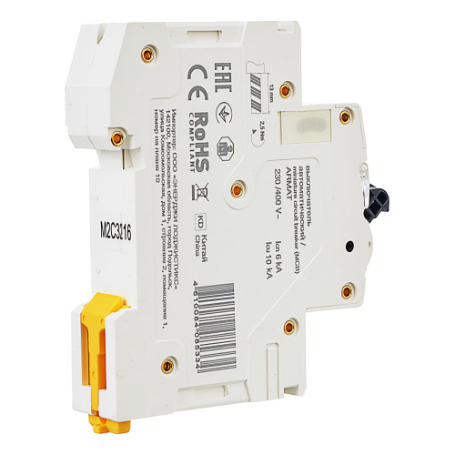 ARMAT Автоматический выключатель M06N 1P C 32А IEK ARMAT Автоматический выключатель M06N 1P C 32А IEK