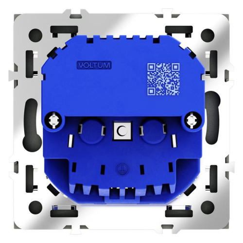 Розетка 1-м СП S70 16А с USB A+A с заземл. защ. шторки механизм графит Voltum VLS040407 Розетка 1-м СП S70 16А с USB A+A с заземл. защ. шторки механизм графит Voltum VLS040407