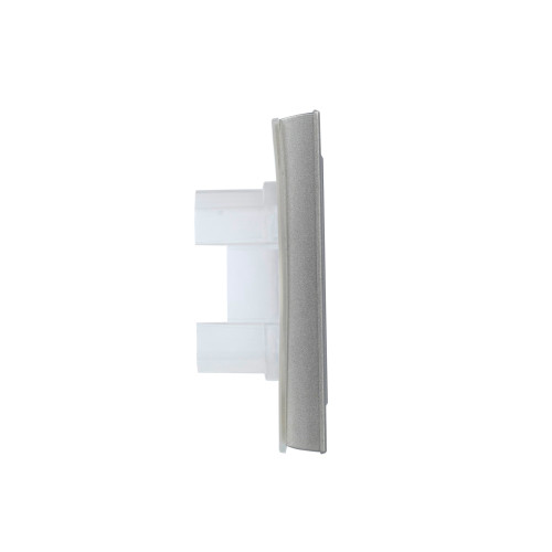 BRITE Рамка 1-местная IP44 РУ-1-БрА-44 алюминий IEK